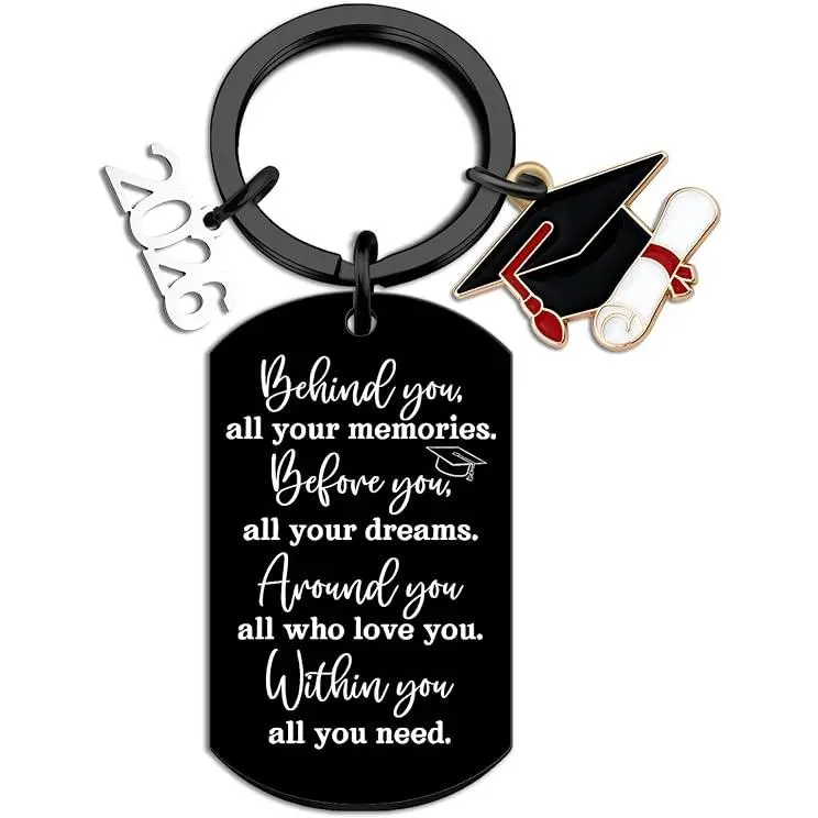 2026 Graduation Gifts for Her Him Class of 2026 Graduation Keychain for University College Middle High School Graduate 2026 Souvenir for Senior Masters Degree Student