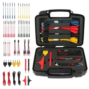 48 count Automotive Circuit Test Leads Kit Electrical Breakout Leads Automotive Kit Multi Function Auto Diagnostic Tools Multimeter Test Leads Kit