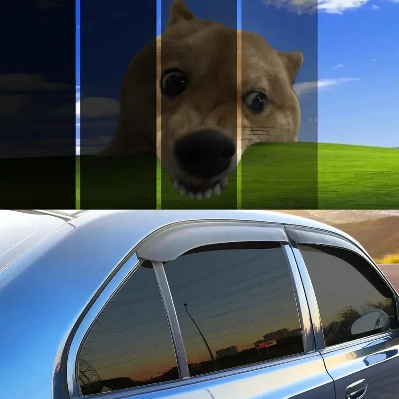 20% VLT Car Window Tint Film 20" in x 20' Ft Roll Ceramic 20 Percent Privacy |   Blocks 99% UV & IR Heat |   Shatterproof, Scratch Resistant for Sedan, SUV