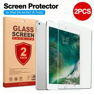 Mybat Tempered Glass Screen Protector for Apple iPad Air/air 2, Durable & Scratch-Resistant Protective Film for iPad Accessories