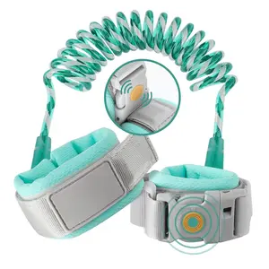 KF5-LWL05    Anti Lost Wrist Link, Kid Harness with Induction Lock, Safety Wrist Leash for Toddlers, Safety Harness for Kids, Backpack Leash for Kids (Green)