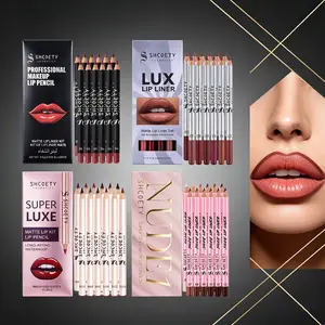 Tiktok Bestseller! 48-Piece Ultimate Lip Liner Set, Waterproof Liners, Smudge-Proof, Smooth Matte Nude & Bold Colors, Long-Lasting Makeup Combo