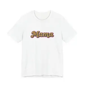 BELLA Women's Casual Cotton Short-Sleeve Breathable Round-Neck Soft Knit Cheetah Print T-Shirt, Ideal for Mama Gifting on Mother's Day