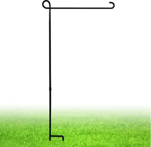 Sturdy Premium Metal Garden Flag Stand - Weather-Resistant Design for Year-Round Outdoor Decor and Festive Celebrations