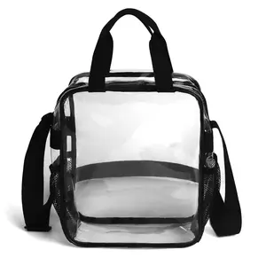 Clear Waterproof Transparent Lunch Bag(Single-Sided Print)