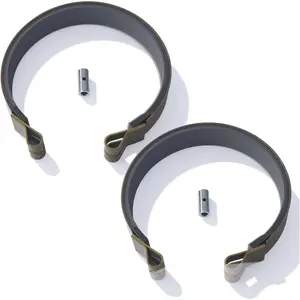 (2 Pack) 4.5" Go Kart Brake Band Kit for Go-Cart ATV Mini Bike Brake Drum