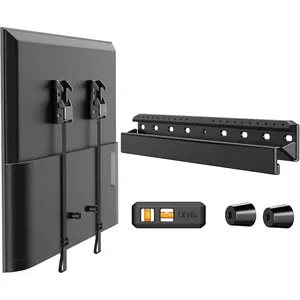 Studless TV Wall Mount for  24-55 Inch TVs up to 100 lbs, No Stud TV Mount, Drywall TV Bracket with Max VESA 400x400mm, No Drill, Easy Install, Low Profile, PGMT7