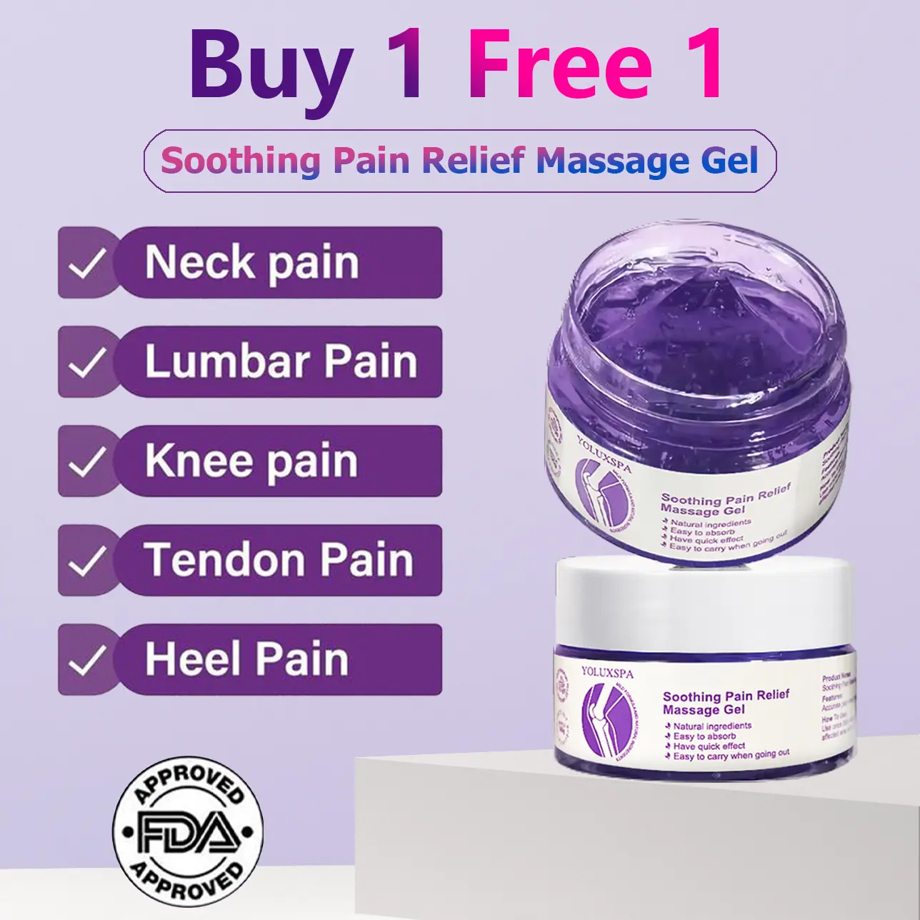 【Buy 1 Get 1 Free】High-Performance Joint & Bone Gel, Joint Relief Gel For Knee, Back, Neck, Feet, Shoulder, And Muscle Pain, Acting Formula, Deals For You