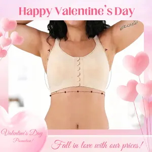 LOSWIE Front Closure Bras For Women & Wireless Lingerie Top For Daily Wear, Supportive Bra Push Up, Comfort Soft No Underwire Full Coverage,Adjustable Straps,Fixed Pad,Minimizer Bra Women Minimalist Basic Underwear Womenswear