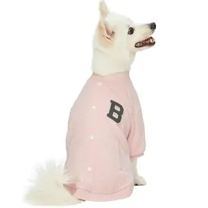 Baseball Fans Jacquard Dog Sweatshirt for Stylish Pets