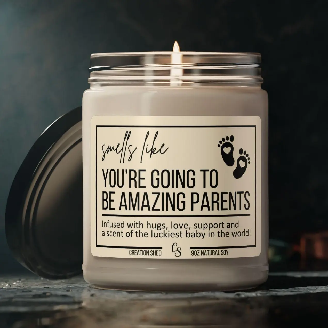 Pregnancy Gift, Pregnant Mothers Day Gift for New Parents, New Mom Gift, New Dad Gift, Baby Shower Gift, Funny Candle for Expecting Mom Gift