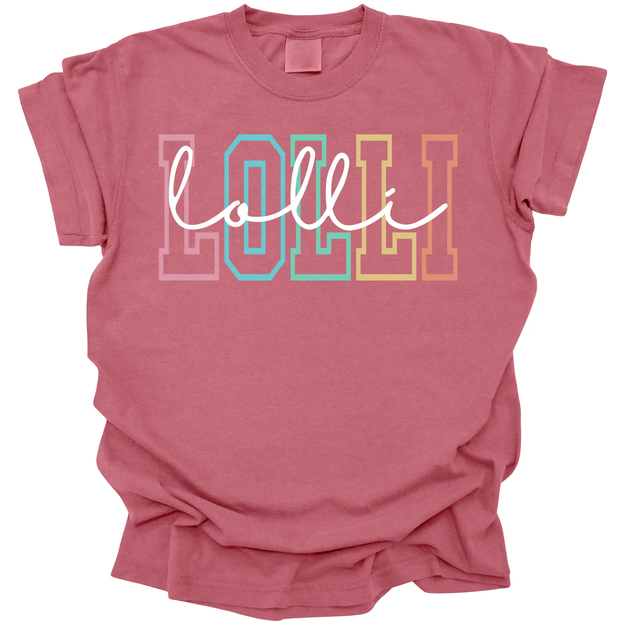 Lolli Lolli Comfort Colors Shirt, Gift For Grandma, Grandmother Grandma Mimi Gigi