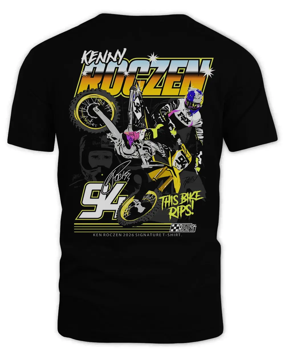 Ken Roczen Merch This Bike Rips Shirt Supercross, Motocross Rider Graphic T Shirt Sweatshirt Hoodie 2 Sided