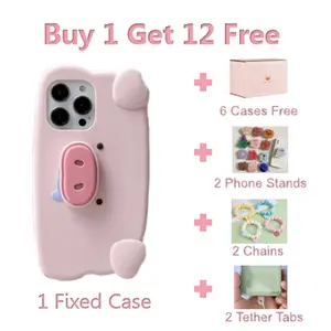 Buy 1 Get 13 PCS ($36.99=7cases+2stands+2chains+2tethertabs)