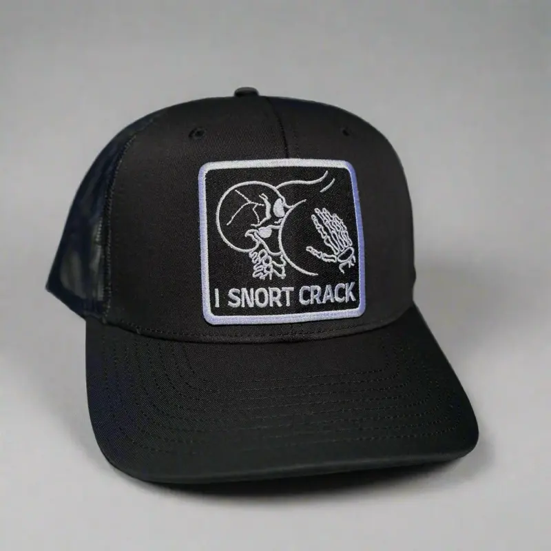 I Snort Cr ack Hat - multiple hat options to choose from