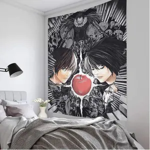 Death Note Misa Tapestry Print Large Wall Art SciFi Living Room Home Decor Blanket for Bedroom Dorm Wall Hanging Design
