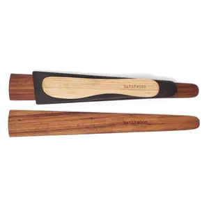 Earlywood Essentials Set of four wooden cooking utensils, including two spatulas, a scraper and spreader. Perfect for all types of cookware