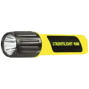 Streamlight LED Light Bulb - White 100-Lumen Industrial-Tactical Flashlight, Yellow Plastic Body, 4 AA Alkaline Batteries Included (Model 68244)