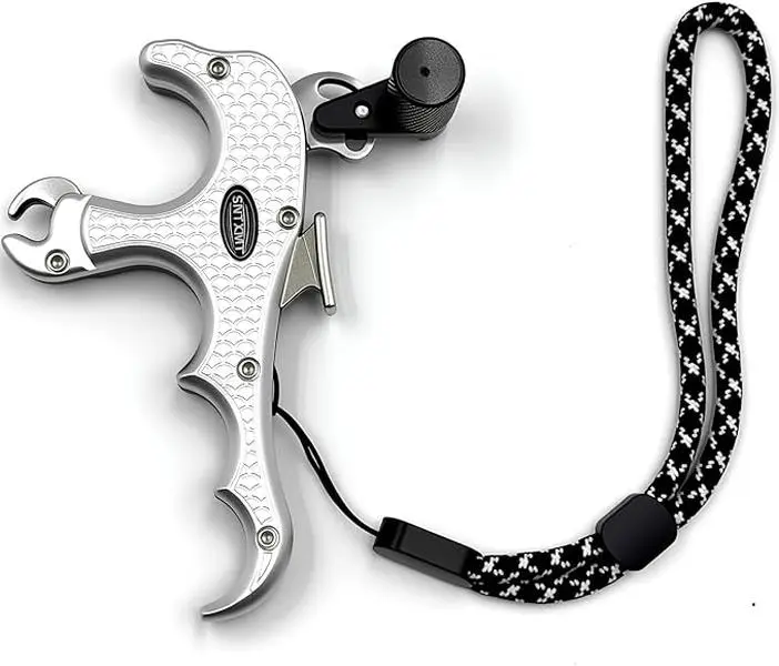 4-Finger Dragon Scale Archery Bow Release - Thumb Trigger for Compound Bows