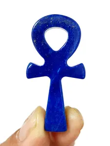 1pc natural lapis lazuli crystal Anka craft item, a unique rock and crystal collectible, Anka carving, home decor crystal Ornament, Christmas gift, crystal array, desktop/Christmas tree decoration, crystal Anka.
