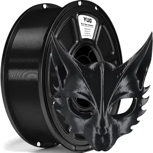 YUGMCOCE PLA 3D Printer Filament PLA 1.75mm 1KG, Exceptional Bending and Impact Resistance, Ultra-Gloss Silk PLA 3D Printing Filament for Most FDM 3D Printer