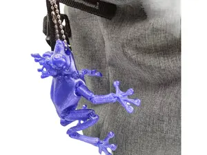 keychain Frog Princess fidget, 3d print, stocking stuffer, flexi FROG gift, cool Frog Princess, flexi factory, school bag bling, aSD
