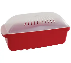 Microwave Pasta Cooker with Lid for Fast Easy Noodles Spaghetti Macaroni Meal Prep