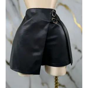 MINI SKORT FAUX LEATHER