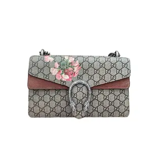 Pre-owned GUCCI Dionysus Bag with Floral Design & GG Pattern Crossbody Bag for Women Elegant and Stylish Fashion Essential