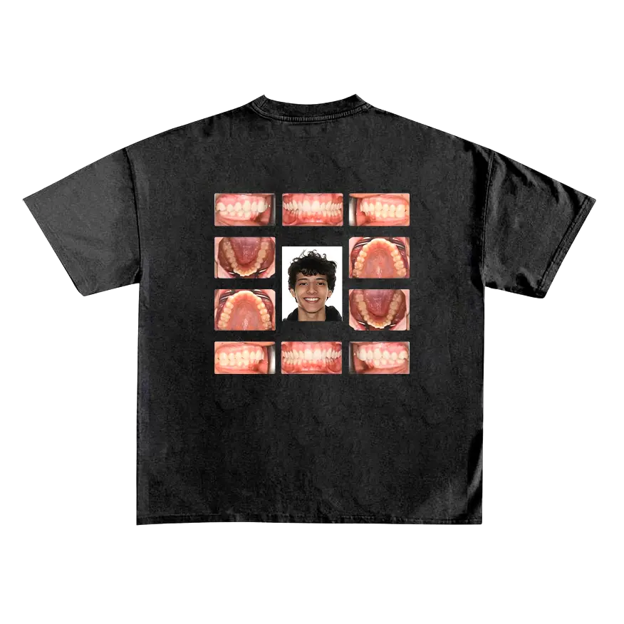 HAMZAH Slushy Noobz Teeth Shirt Hamzah The Fantastic Noobs Unisex Heavy Cotton Tee Casual Fabric