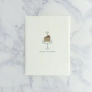 Birthday Cake Slice Birthday Card