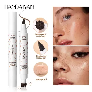 Waterproof Natural Freckle Pen Stick, Sweat-Resistant Quick-Dry Makeup Brush, Available in 2 Colors, Long-Lasting Formula, Cosmetic, Cosmetic Product