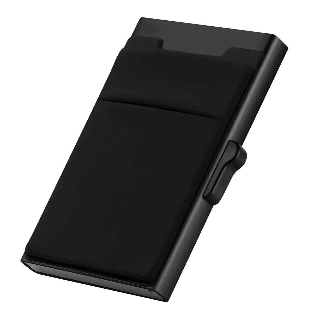 Card Holder Wallet Minimalist Slim Metal Pop Up Credit Card