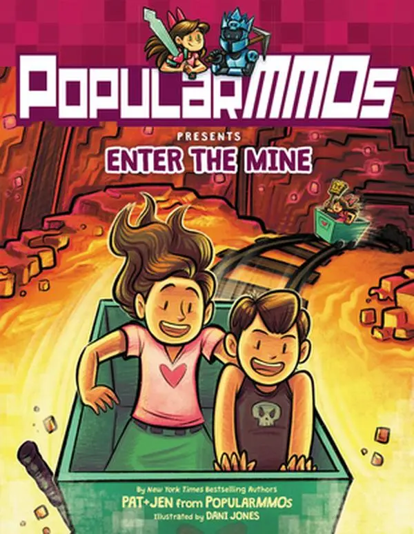USED Book - Popularmmos Presents Enter the Mine: A Graphic Novel by Popularmmos (Hardcover) - english