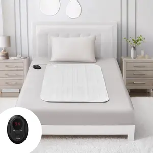 Electric Heated Mattress Pad Mini Twin Size, 31" x 55", Bed Warmer, 9 Heat Settings, 1-12 Hours Auto Off, Deep Pocket, Fast Heating, Machine Washable, Soft and Cozy