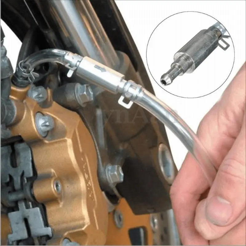 1pc Motorcycle Car Brake Bleeder Clutch Bleeding Tool Kit, Automotive Repair Tools, Automotive Maintenance Tools, One Way Valve Tube