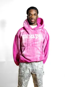AGAPE Pink Oversized Hoodie