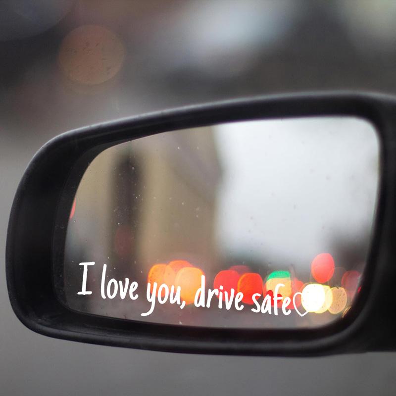 Vinyl Decal for car,12 Counts Set I Love You Drive Safe Car Mirror Decal,Car Rearview Mirror Sticker,Universal Car Accessory. Vinyl Decal for car,12 Counts Set I Love You Drive Safe Car Mirror Decal,Car Rearview Mirror Sticker,Universal Car Accessory.