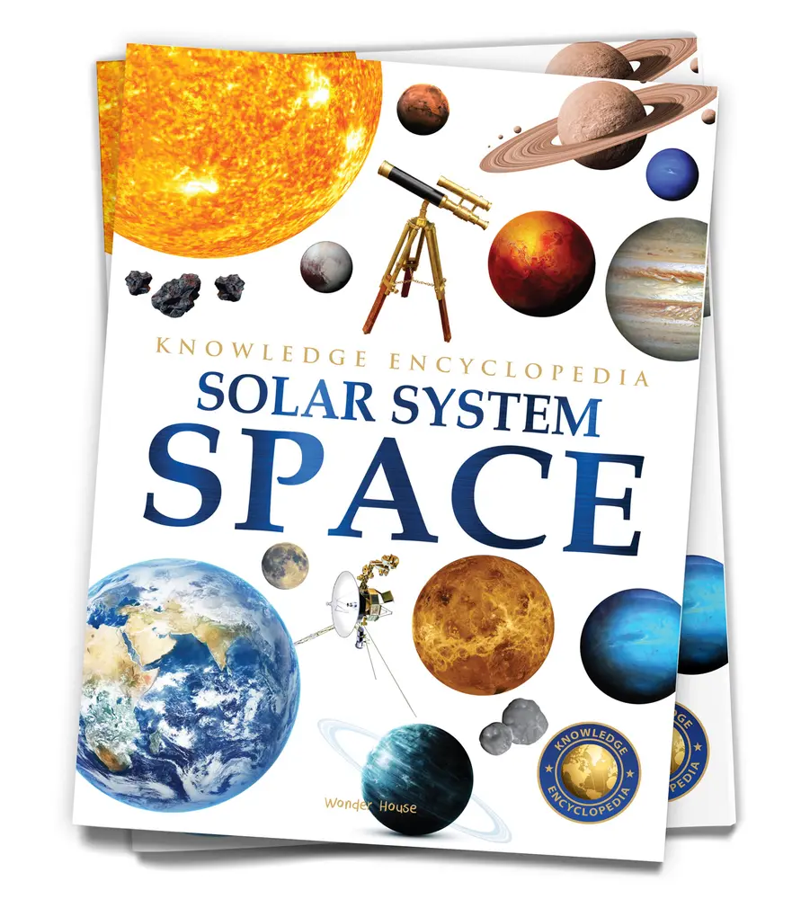 Used Children's Space-Solar System Knowledge Encyclopedia Book - Moon-Included, Wonder House Books, English Paperback (School & Educational Supplies)