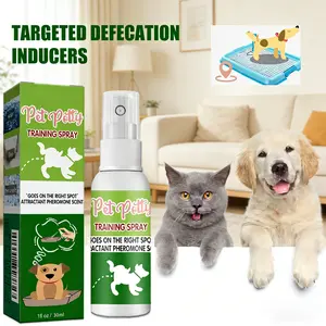 TrueRelief Pet Toilet Training Spray for Cats & Dogs | Helps Encourage Proper Defecation Habits – Litter Box Training Aid