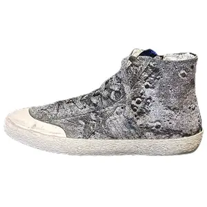Golden Goose Hi Star High-Top Lace-Up Sneakers for Men in Silver Lunar Edition Trending Shoes, House White Official Shoes to Get / Maison Mihara Verifiable, with credentials and supporting global authentication