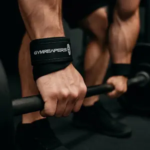 Gymreapers Wrist Straps | Heavy-Duty Grip & Support for Strength Training, Powerlifting & Weightlifting | Durable & Adjustable for Maximum Performance