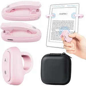 [2 Clips] Finger Ring Kindle Page Turner Remote Control for Paperwhite: Rechargeable  Clicker for Reading  Bed for  Android iPad, Camera Shutter & Video Record Accessories ()