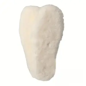 Winter Wool Insoles for Women and Men - Thick Fluffy Warm Shoe Inserts with Anti-Cold Breathable Sweat-Absorbing Comfort Soft Sole Warm Wool Insoles