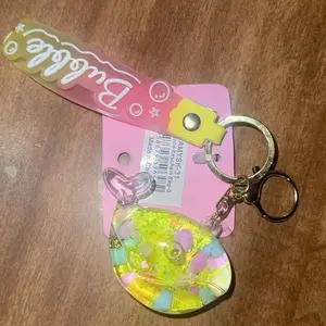 Bubble Keychain with Strap Whale Themed in Multiple Colors Novelty Design for Unique Accessory and Fun Gift Color Chosen at Random
