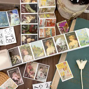 2026 Tear-Off Calendar, Daily Page, Vintage Style Design, Doodle Typography Calendar, Perfect for Office, Living Room & Bedroom Decor, Ideal Birthday Gift