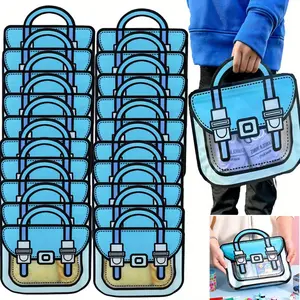 20Pcs 7” x 8.25” Blue Goodie Bags for Party Supplies, Bulk Gift Bag for Favors, Food, and Candy with Resealable Ziplock Seal Great for Snack or Treat Bags and Sandwich Bags for Lunch