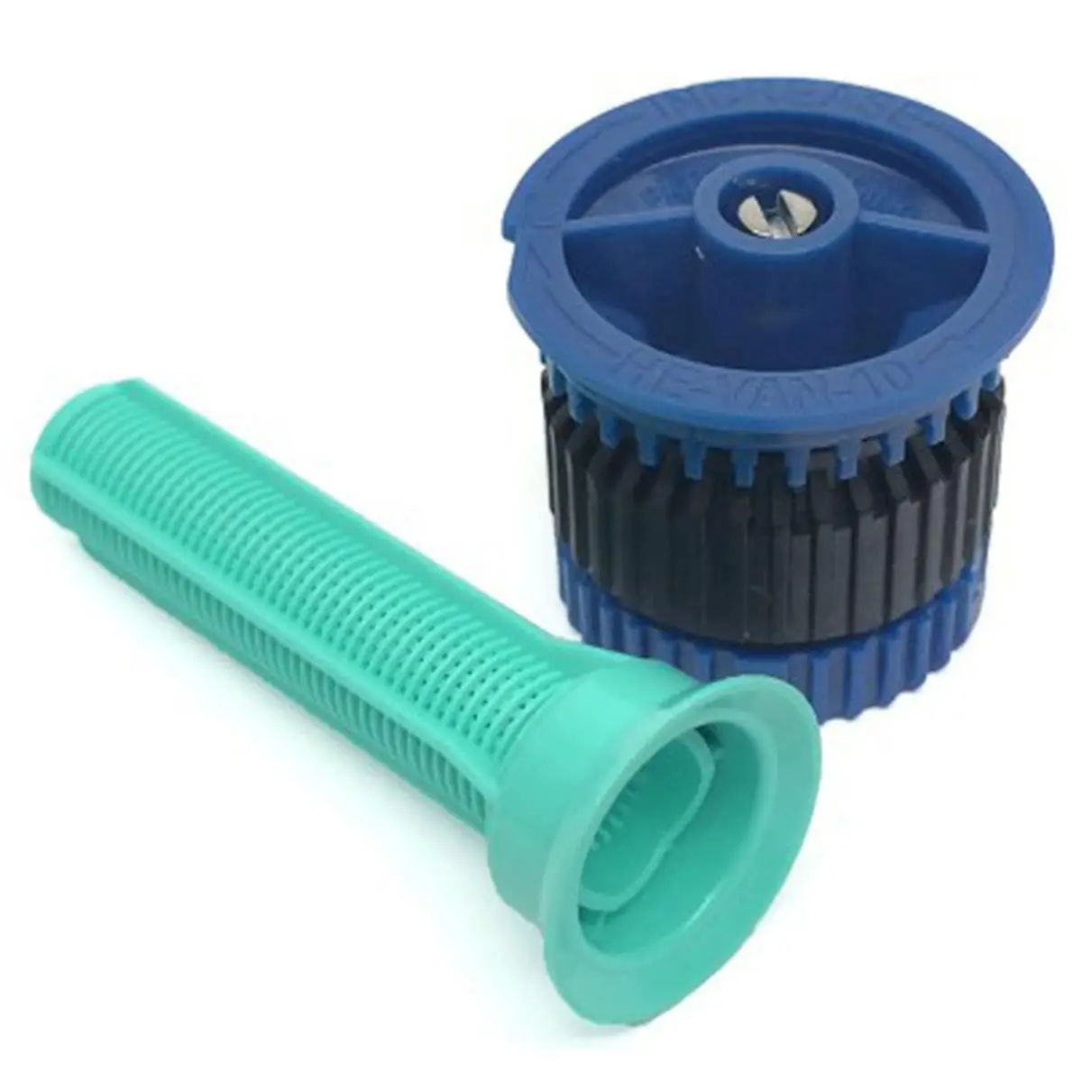 Rain Bird Hevan Series Black Plastic Pop-Up Garden Sprinkler - 0.5 in, 1 in, 10ft Radius, Full-Circle, 1.78 GPM, Even Coverage