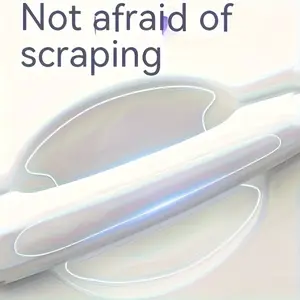 16-piece Car Door Handle Protective Film Transparent Anti-scratch Guard Sticker Not Afraid of Scraping chrome  tint
