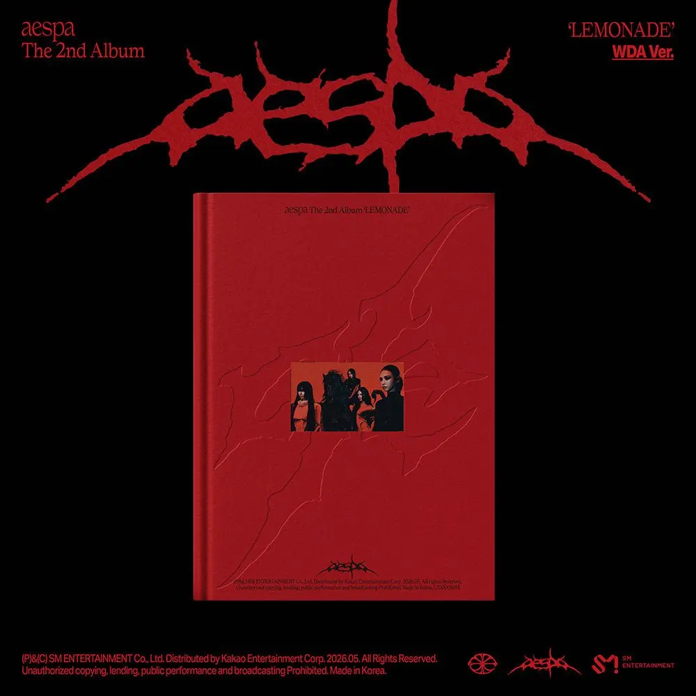 aespa LEMONADE WDA Ver CD Album K-Pop 2nd Full Album Photobook Postcard Photocard